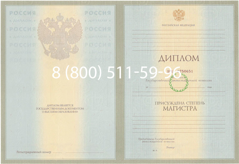 Купить Диплом магистра 2003-2009 годов в Челябинске