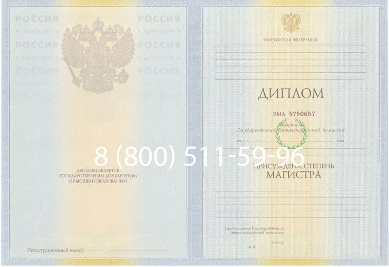Купить Диплом магистра 2010-2011 годов в Челябинске