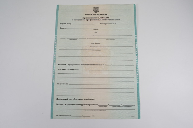 Диплом о начальном образовании  2010-2026 годов в Челябинске