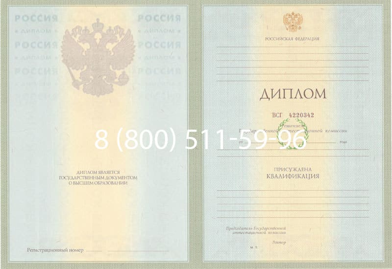 Купить Диплом о высшем образовании 2003-2009 годов в Челябинске