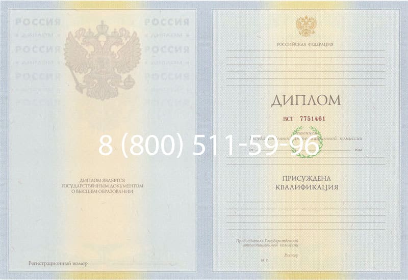 Купить Диплом о высшем образовании 2010-2011 годов в Челябинске
